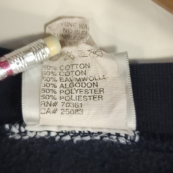 Tinker Bell Tink Graphic Sweatshirt Women's XXL Navy Disney Store Distressed USA - Picture 6 of 12